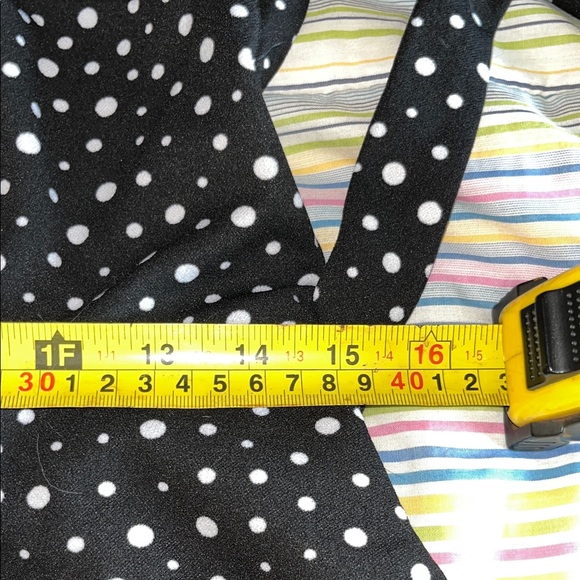 Shelby‎ and Palmer Black Polka Dot Short Sleeve Dress 8 - Picture 11 of 11